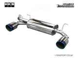 HKS Legamax Premium Exhaust Titan - Rear Silencer Only - GT86 & BRZ