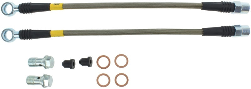 StopTech 02-08 Audi A4 Quattro Rear Stainless Steel Brake Line Kit