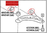 Front Lower Arm(wishbone) Rear Bush - GT86 & BRZ