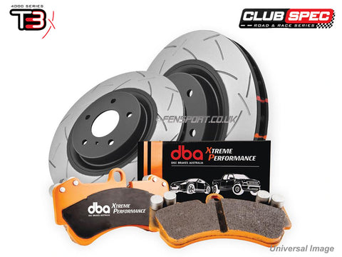 Brake Disc & Pad Kit - Rear - DBA 4000 Series - T3 - GR86, GT86 & BRZ