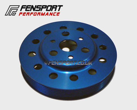 Lightweight Alloy - Water Pump Pulley - Oversize - Blue - GT86 & BRZ