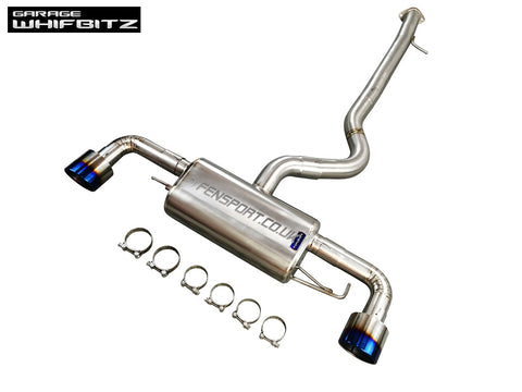 Garage Whifbitz Exhaust System - 3" Titanium - GPF Back - GR Yaris