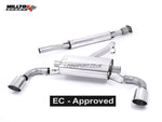 Milltek Performance Exhaust System - 2nd Cat Back - Resonated - GT86 & BRZ