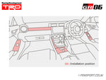 TRD GR Interior Panel Set - Manual - GR86