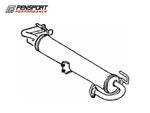 Rear Exhaust Silencer - MR2 MK1 AW11