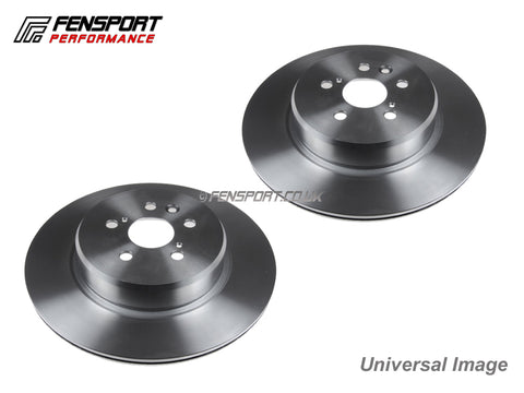 Brake Discs - Rear - 269mm - Yaris 1.0, 1.3, 1.4D & 1.5 T Sport